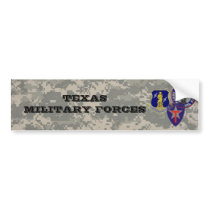 digital camo - TXSG -TX military forces Bumper Stickers