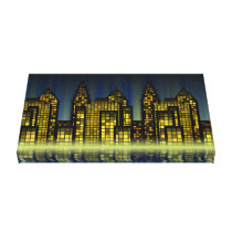 Digital City Abstract Art Texture