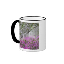 Digital Composite of Azaleas and magnolia tree Coffee Mug