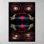 Digital Contemporary Art Best Viewed Lg View Notes Poster