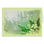 Digital Floral Art Card