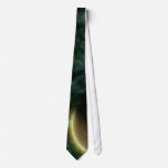 Digital Galaxy Alien Planet In Space Green Nebula ties