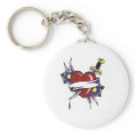 Digital Heart Collection Keychains