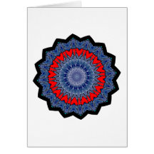Digital Mandalas Greeting Card