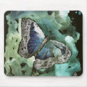 digital monarch butterfly painting mouse pad mousepads