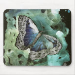 digital monarch butterfly painting mouse pad mousepads