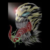 Digital Monster Art Print
