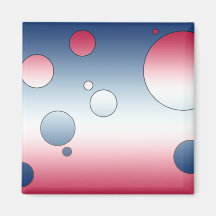 Digital Pop Art: Flag Colours of America Fridge Magnets