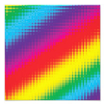 Digital Rainbow Lines