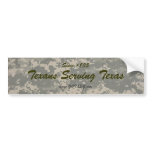 digital, Since 1835, Texans Serving Texas, www.... bumper stickers