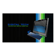 Digital Tech. Computer 2 Business Cards
