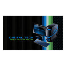 Digital Tech. Computer Business Cards