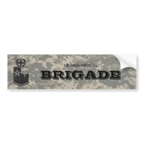 digital, texas medical Rangers BW, US TXSG MEDI... Bumper Sticker