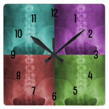 Digital X-Ray Art Wall Clock