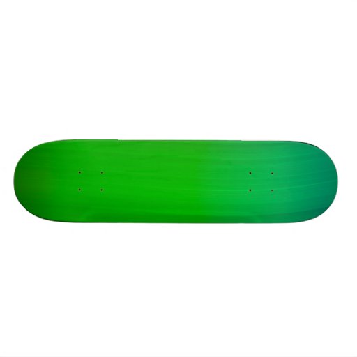 DIGITALLY green Skate Board Deck