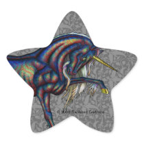 Dihroicorn Star Sticker