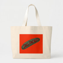 Dill Pickles! Antique Illustration Art Canvas Bag