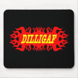 Dilligaf Tribal Black mousepads