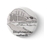 Dilophosaurus button