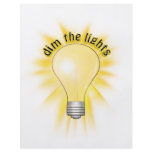Dim the Lights - Lightbulb Flyer