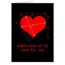 Dimensions of Love Card