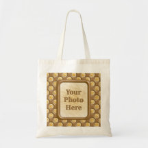 Dimple Dots - Chocolate Marshmallow Tote Bag