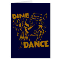 Dine And Dance Card