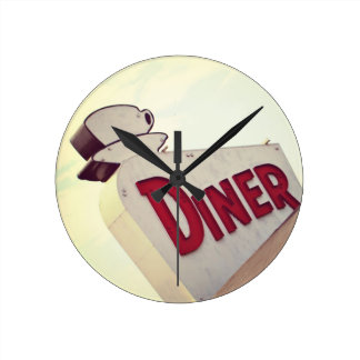 Diner Wall Clocks | Zazzle.co.uk