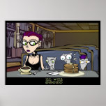 Diner Scene : Foamy The Squirrel Poster