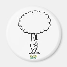 Ding Duck One of Those Days Refrigerator Magnet