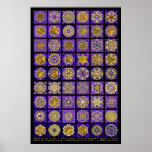 Dingbat Quilt Stellars Two  posters