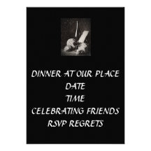 DINNER AT OUR PLACE INVITATION