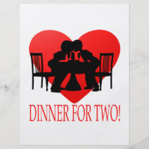 Dinner For Two Custom Flyer