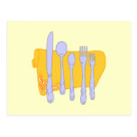 Dinnerware Recipe Card Template Postcard
