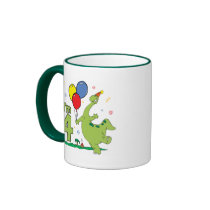 Dino 4th Birthday Mug