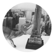 Dino Attacks NYC Stickers