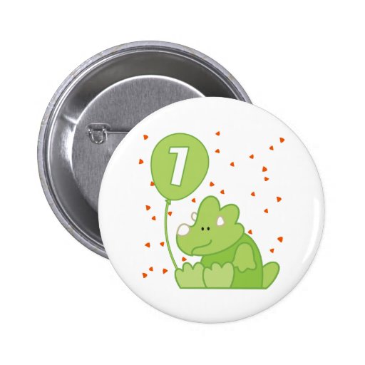Dino Baby 1st Birthday Pins