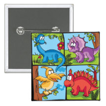 Dino Friends Pin