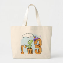 Dino Fun 3rd Birthday Bags