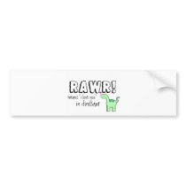Dino Lingo Bumper Sticker
