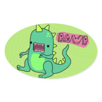 Dino Rawr Sticker