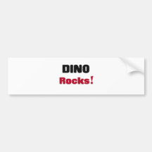Dino Rocks Bumper Sticker