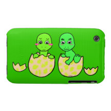 Dino Twins iPhone 3 Case-Mate Cases