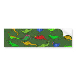 Dino Wallpaper bumper stickers