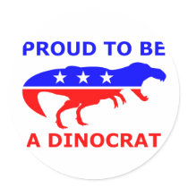 Dinocrat Sticker