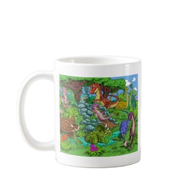 dinos_playing Mug
