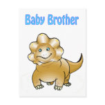 dinosaur baby brother postcards