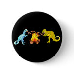 Dinosaur Barbecue Pinback Button