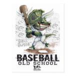 Dinosaur Baseball Ball Busta Gear Postcard