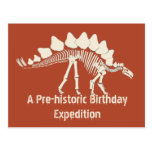 Dinosaur Birthday Adventure Post Card